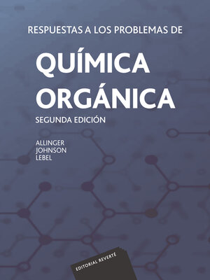 cover image of Respuestas a los problemas de Química orgánica